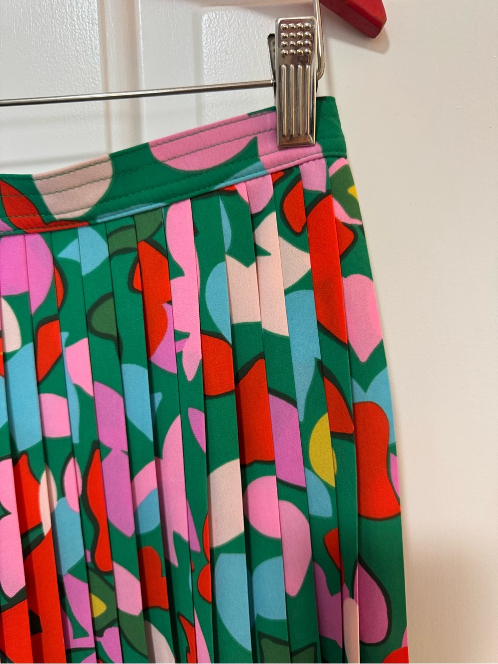 NWT J. Crew Pleated Midi Skirt in Confetti Floral Women’s Size 2 $118 - Picture 3 of 10